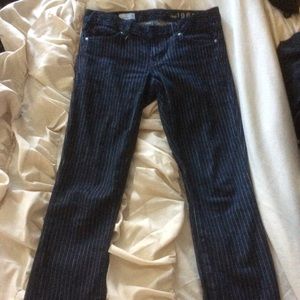 GAP slim straight leg pinstripe jeans